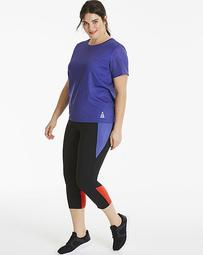 PERFORMANCE TEE WITH MESH SLEEVES
