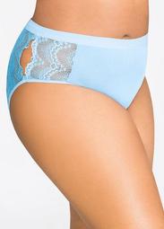 Lace-Detail Micro Stretch Brief