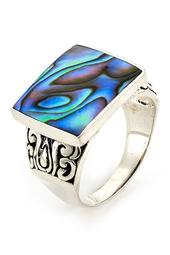 Sterling Silver Abalone Ring