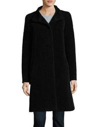 Petite Wool-Blend Walking Coat