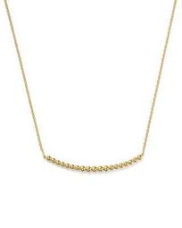 14K Yellow Gold Graduated Bead Necklace, 18" - 100% Exclusive