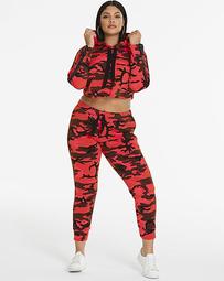 Edited by Amber Rose Camo Print Joggers