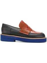 Moccasin loafers with band