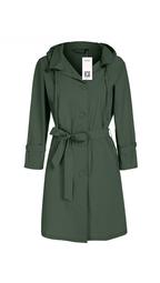 Stylish Long Sleeve Hooded Coat Turn Down Collar Women Fall/Winter CCGE