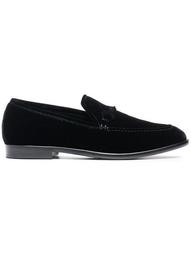 Black marti velvet loafers