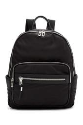 Acton Leather Trimmed Nylon Backpack