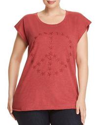 Star Embroidered Peace Top