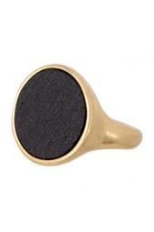 Black Wood Ring - Size 7