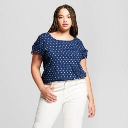 Women's Plus Size Tie Sleeve T-Shirt - Universal Thread™