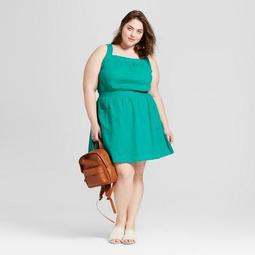 Women's Plus Size Textured Pocket Dress - Universal Thread™