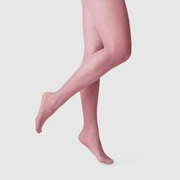 Women's Tulle Control Top Tights - A New Day™ Blackberry Cream