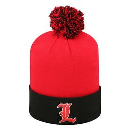 Adult Top of the World Louisville Cardinals Pom Knit Hat