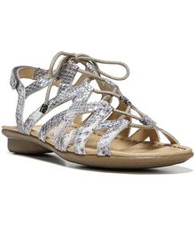 Naturalizer Whimsy Metallic Ghillie Sandals