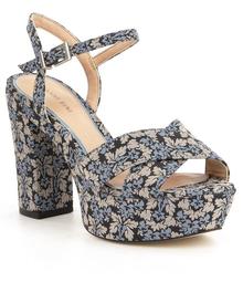 Gianni Bini Flarise Floral Platform Dress Sandals
