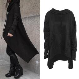 Long Hoodie Lady Sweatshirt Women Clothes Pullover Loose Long Sleeve Cropped