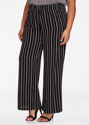 Contrast Striped Palazzo Pant