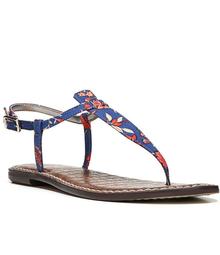 Sam Edelman Gigi Americana Multi Floral T-Strap Sandals