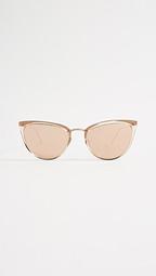 Rose Gold Cat Eye Sunglasses