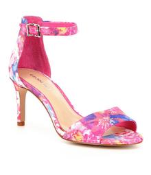 Gianni Bini Meria Floral Ankle-Strap Stiletto Dress Sandals