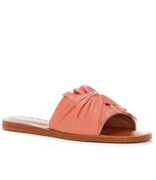 1. STATE Chevonn Twisted Leather Slide Sandals
