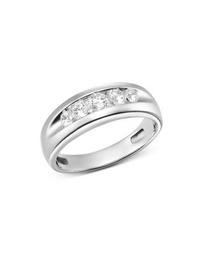 Channel-Set Diamond Ring in 14K White Gold, 0.75 ct. t.w. - 100% Exclusive