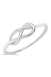 Sterling Silver Infinity Love Knot Ring