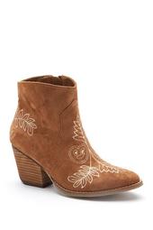 Axis Suede Embroidered Bootie