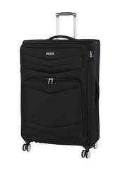 Black 31.7" Intrepid 8 Wheel Luggage with Expander