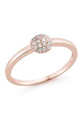 14K Rose Gold Diamond Lauren Joy Mini Ring - 0.08 ctw