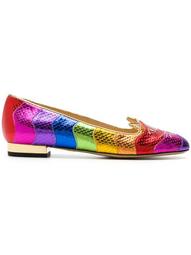 Rainbow Kitty ballerina shoes