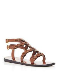 Women's Coach Link Leather Gladiator Sandals