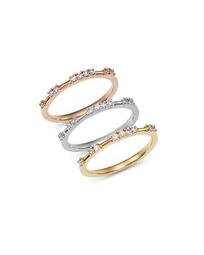 Diamond Dotted Stacking Ring in 14K Gold, 0.15 ct. t.w. - 100% Exclusive