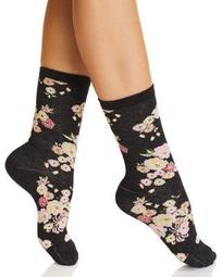 Saipan Floral Crew Socks