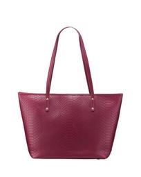 Taylor Embossed Python Leather Tote Bag