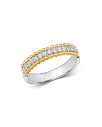 Diamond Band in 14K White Gold & 14K Yellow Gold, 0.25 ct. t.w. - 100% Exclusive