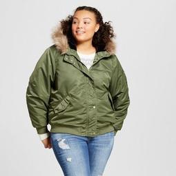 Women's Plus Bomber Puffer Jacket - Mossimo Supply Co™
