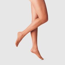 Women's 20D Sheer Opaque Control Top Tights - A New Day™ Pecan