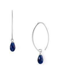 Sweep Sapphire Drop Earrings