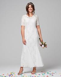 Joanna Hope Lace Maxi Dress With Godets