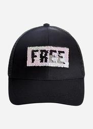 Wild And Free Sequin Ball Cap