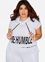 Be Humble Cropped Hoodie