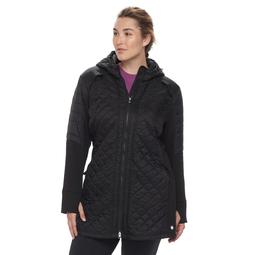 Plus Size Tek Gear® Hooded Quilted Jacket