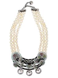 Conceito embellished necklace