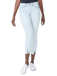 Plus Ami Skinny Ankle Twisted Side-Seam Jeans