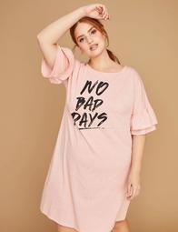 No Bad Days Graphic T-Shirt Dress