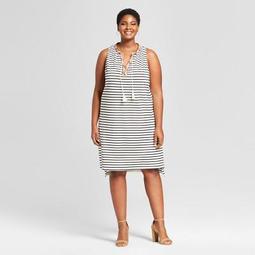 Women's Plus Size Striped Knit Sundress - Ava & Viv™