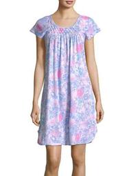 Plus Floral Nightgown