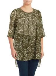 Plus Kennocha Roy Three-Quarter Sleeve Tunic