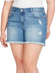 Plus Perfect Denim Shorts
