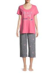 Plus Beach Stuff Capri Pajamas